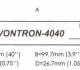 Обратноосмотическая мембрана Vontron LP21-4040 - схема